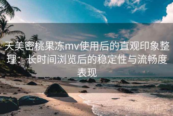 天美密桃果冻mv使用后的直观印象整理：长时间浏览后的稳定性与流畅度表现