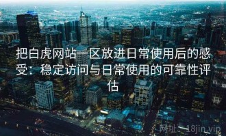 把白虎网站一区放进日常使用后的感受：稳定访问与日常使用的可靠性评估