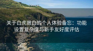 关于白虎嫩白的个人体验备忘：功能设置复杂度与新手友好度评估