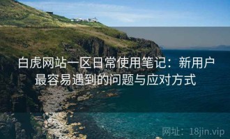 白虎网站一区日常使用笔记：新用户最容易遇到的问题与应对方式