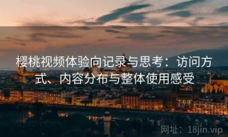 樱桃视频体验向记录与思考：访问方式、内容分布与整体使用感受