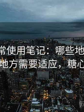 糖心日常使用笔记：哪些地方好用，哪些地方需要适应，糖心是啥