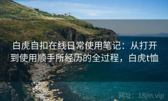 白虎自扣在线日常使用笔记：从打开到使用顺手所经历的全过程，白虎t恤