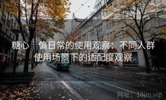 糖心｜偏日常的使用观察：不同人群使用场景下的适配度观察