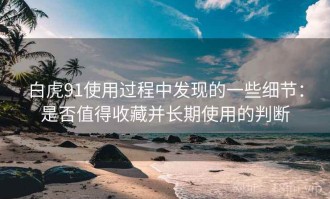 白虎91使用过程中发现的一些细节：是否值得收藏并长期使用的判断