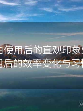 白虎嫩白使用后的直观印象整理：长期使用后的效率变化与习惯调整