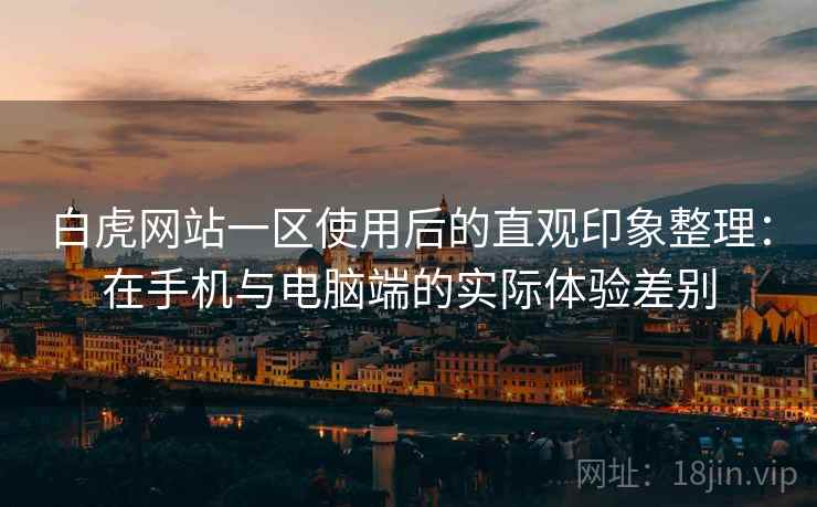 白虎网站一区使用后的直观印象整理：在手机与电脑端的实际体验差别