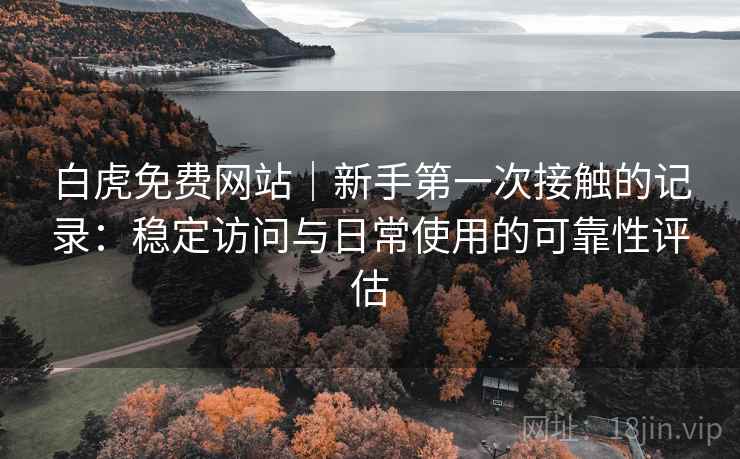 白虎免费网站|新手第一次接触的记录:稳定访问与日常使用的可靠性评估 白虎免费网站|新手第一次接触的记录:稳定访问与日常使用的可靠性评估