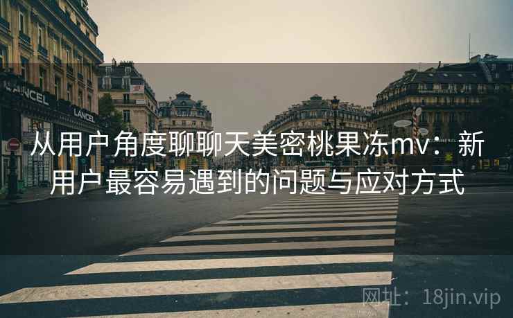 从用户角度聊聊天美密桃果冻mv:新用户最容易遇到的问题与应对方式 从用户角度聊聊天美密桃果冻mv:新用户最容易遇到的问题与应对方式