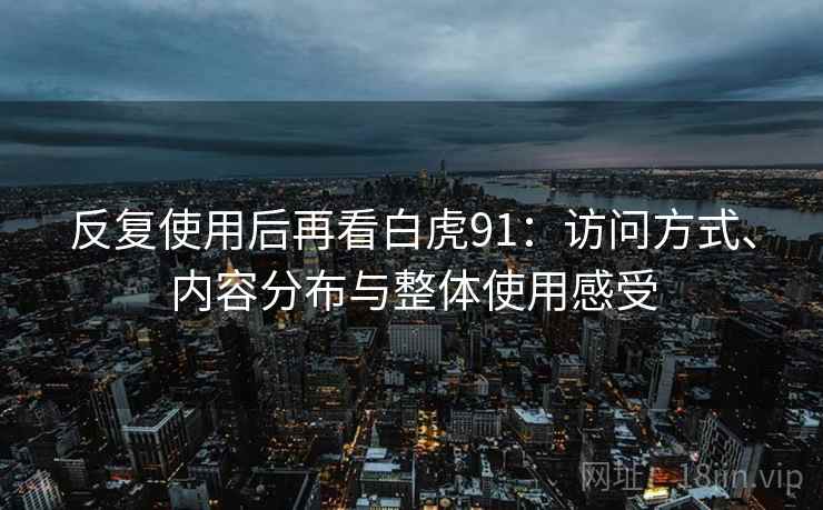 反复使用后再看白虎91:访问方式、内容分布与整体使用感受 反复使用后再看白虎91:访问方式、内容分布与整体使用感受